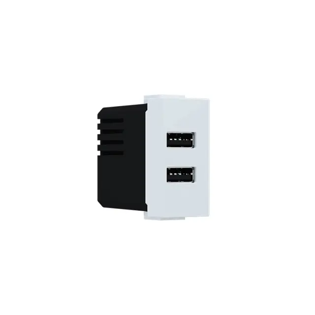 MODYS ΠΡΙΖΑ ΤΡΟΦΟΔΟΣΙΑΣ USB 2XUSB A+C ΛΕΥΚΟ 5VDC 3A IP20 / 10101412360