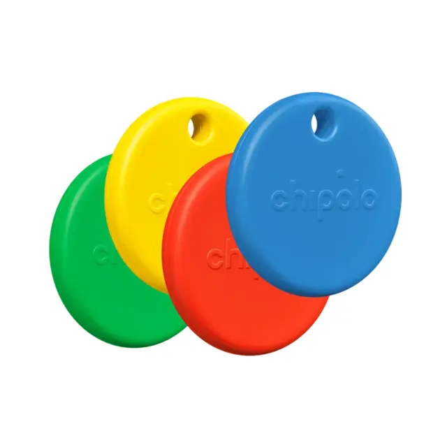 Chipolo POP 4x Pack Red/Blue/Yellow/Green
