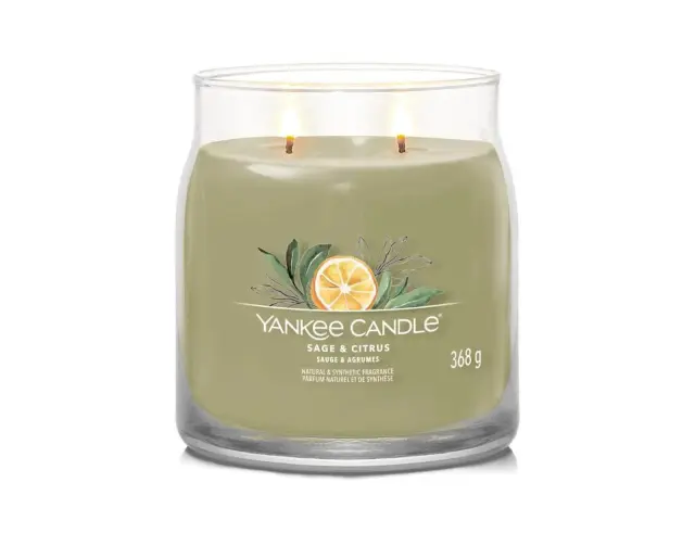 Αρωματικό Κερί Yankee Candle με διάρκεια καύσης έως 50 ώρες και άρωμα Sage & Citrus1629995E 2