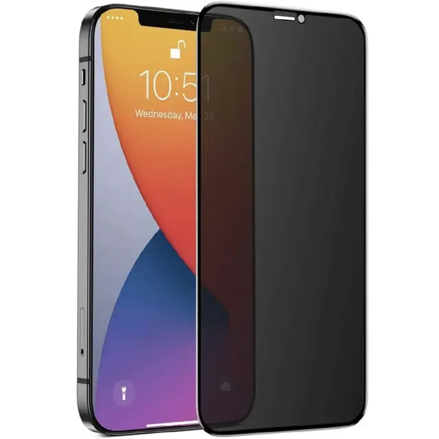 Tempered Glass Noozy Privacy 30 Μοίρες Protection Full Face 3D για Apple iPhone 17 Pro Max