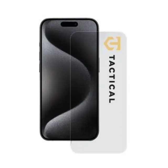 Tactical Glass Shield 2.5D for Apple iPhone 15 Pro Clear