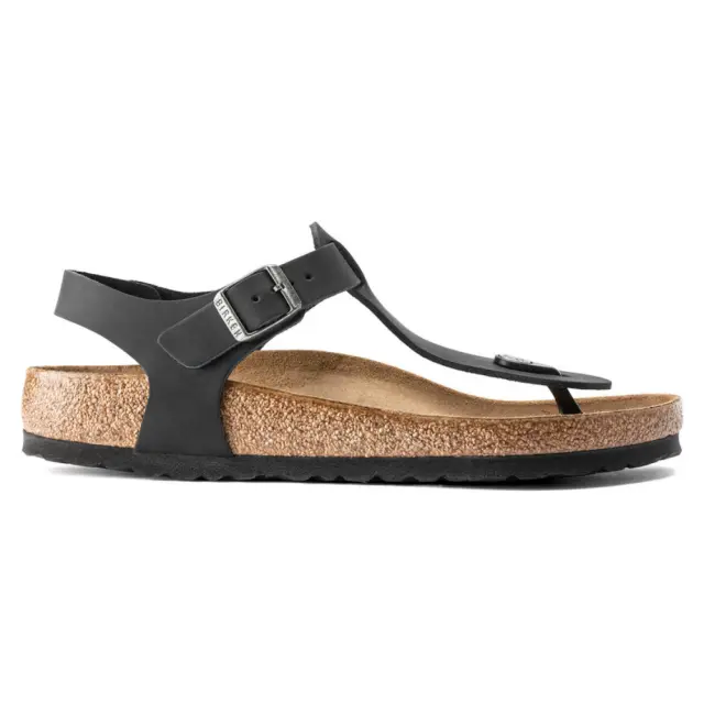 Birkenstock Πέδιλα Γυναικείο δέρμα Oiled Μαύρο BIR/KAIRO 147113 BLACK - 37