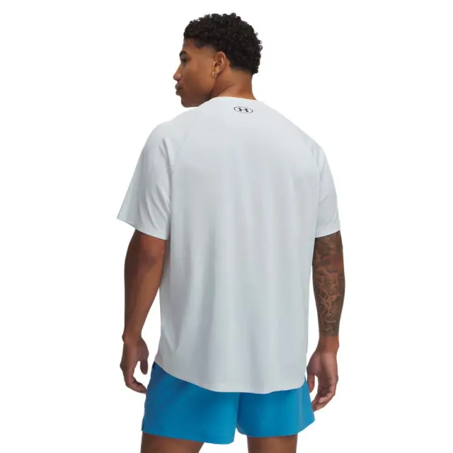 Under Armour Men's Tech Textured Shortsleeve T-Shirt Γκρι Ανοιχτό 1382796-023 (Under Armour) - XXLarge 2