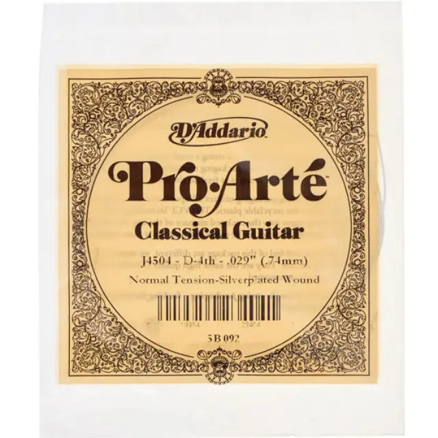 D'Addario J4504 Χορδή Κλασικής Κιθάρας Ρε Normal