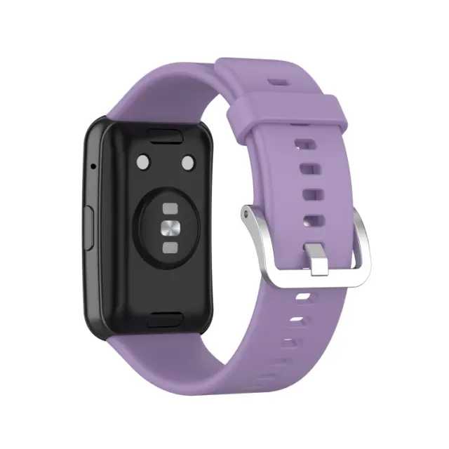 Λουράκι Σιλικόνης Silicone Band Για Huawei Watch Fit - Ανοιχτό Μωβ ΟΕΜ