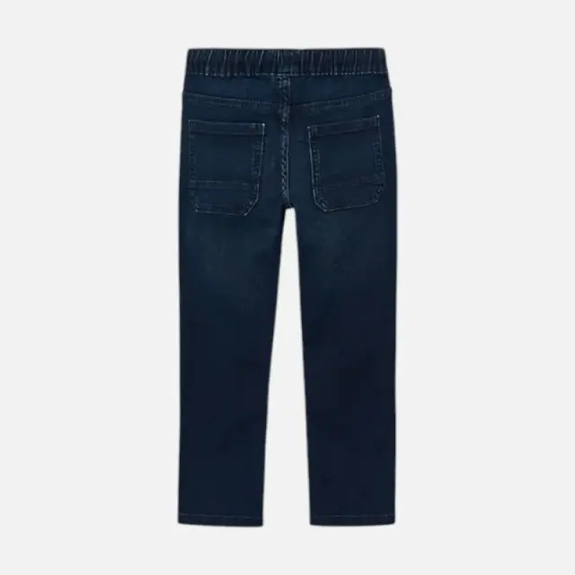 Mayoral Παντελόνι Soft Denim Jogger Μαύρο Μπλε για Αγόρι 2