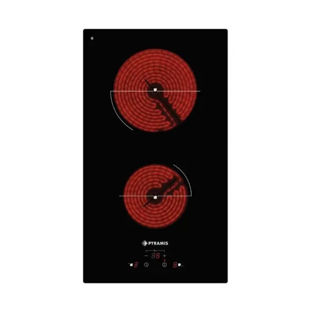 Pyramis PHC32210FMB Domino Κεραμική Εστία Αυτόνομη με Λειτουργία Κλειδώματος 29x51εκ. 174020013