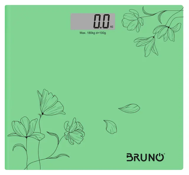 BRUNO ψηφιακή ζυγαριά BRN-0054, έως 180kg, πράσινη