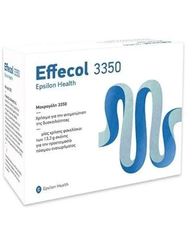 Epsilon Health Effecol 3350 Οσμωτικό Υπακτικό για την Αντιμετώπιση της Περιστασιακής & Χρόνιας Δυσκοιλιότητας, 24 sachets x 13.3gr 2