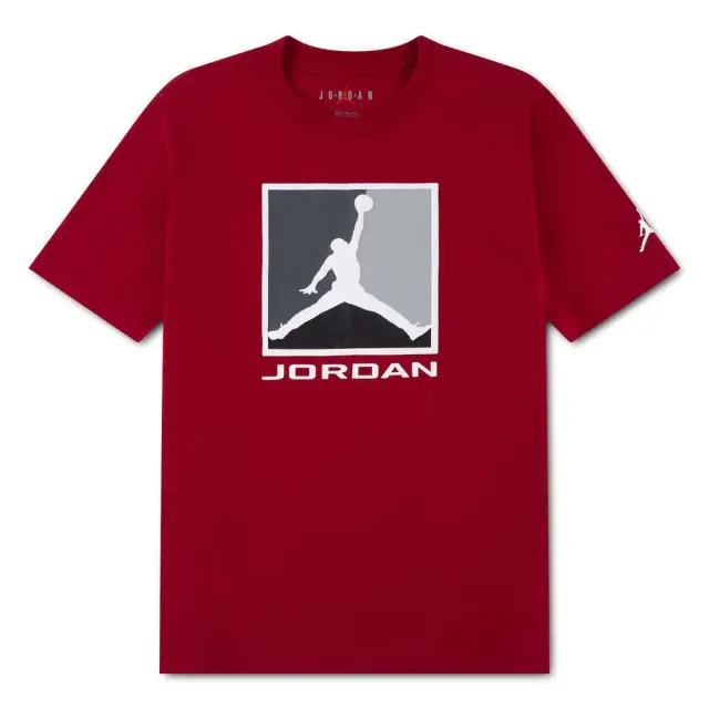 Jordan Flight Essentials Boxed Logo 3.0 ΠΑΙΔΙΚΗ ΜΠΛΟΥΖΑ (95F057-R78) - Κόκκινο - L 12-13 ετών