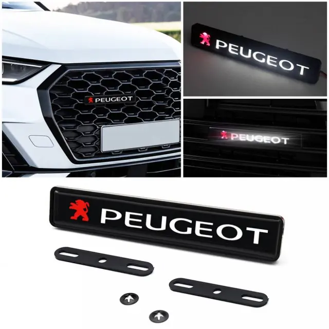Φωτιζόμενο λογότυπο led για την μάσκα - Peugeot