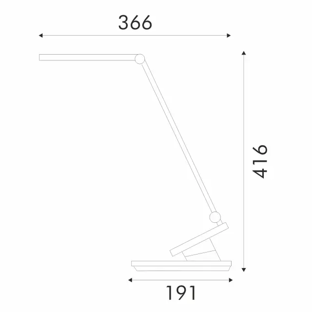 ΦΩΤΙΣΤΙΚΟ ΓΡΑΦΕΙΟΥ ΜΑΥΡΟ ΠΛΑΣΤΙΚΟ LED SMD 10W 550LM CCT 3000K-4000K-5700K IP20 / BL1235BK 3