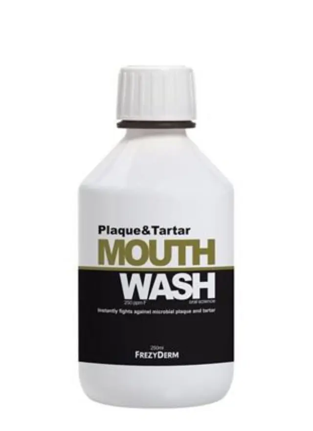 Frezyderm | Plaque & Tartar Mouthwash | Φθοριούχο Στοματικό Διάλυμα για την Καθημερινή Στοματική Υγιεινή | 250ml