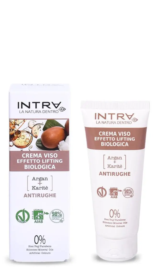 Intra Face Cream with Lifting Effect Argan oil & Shea butter Ενυδατική Κρέμα Ημέρας, 50ml