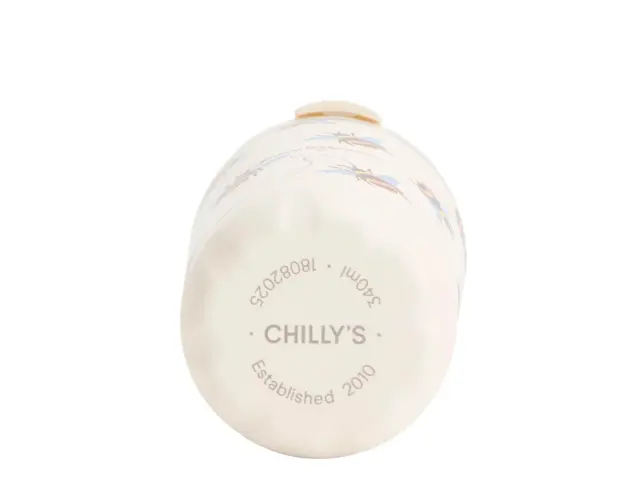 Ποτήρι Θερμός Emma Bridgewater Chilly's με χωρητικότητα 340ml και διατήρηση θερμοκρασίας 6h ζεστό - Bumblebee Blue Wing22883 2