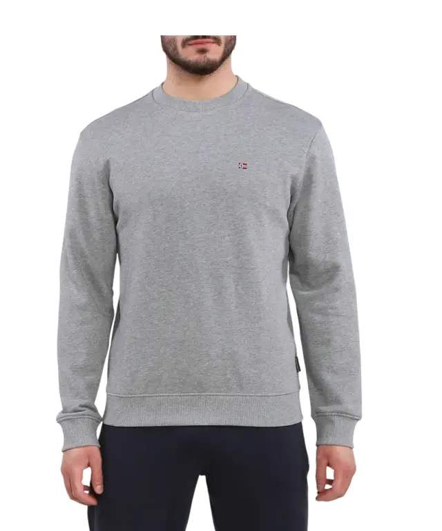 Napapijri - Ανδρικό Φούτερ Balis Regular Fit NP0A4H89-H62 Γκρι - S 2