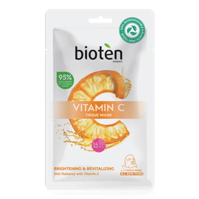 Bioten Vitamin C Υφασμάτινη Μάσκα Προσώπου 20ml