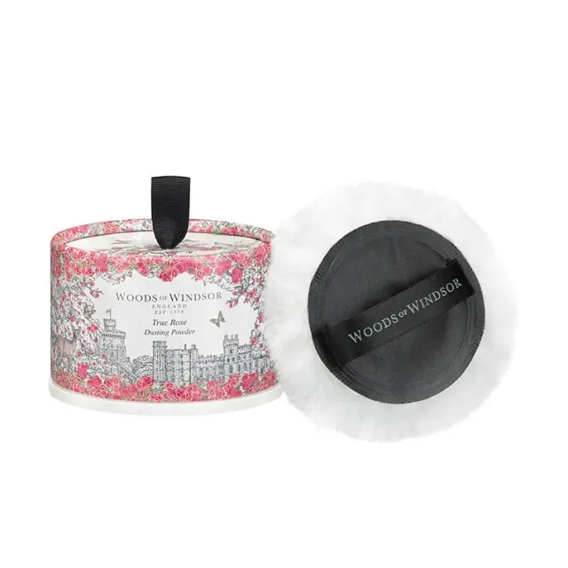 WOODS OF WINDSOR True Rose Dusting Powder Πούδρα Σώματος με άρωμα Τριαντάφυλλο100gr 3