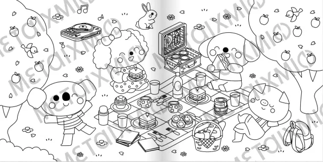 Μεταίχμιο Cozy Coloring: Η Αγαπημένη μου Παρέα - Περνάμε Ωραία στον Ήλιο! 84493 3