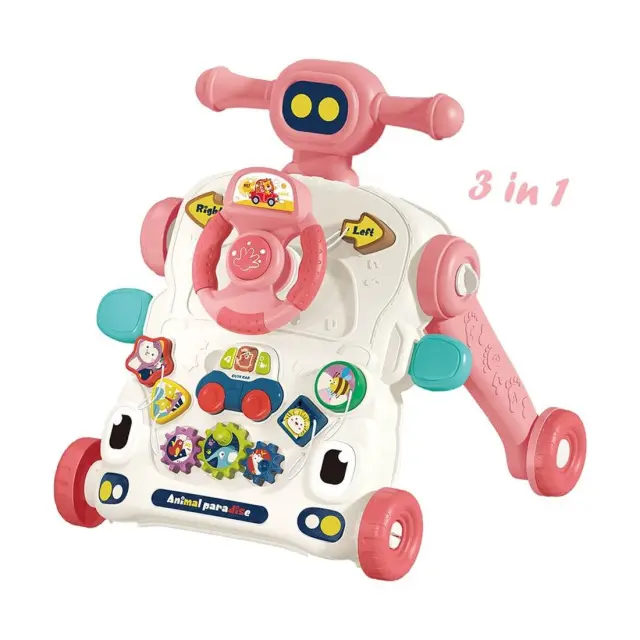 Περπατούρα Δραστηριοτήτων Bebe Stars Robbie 3in1 Pink 4243