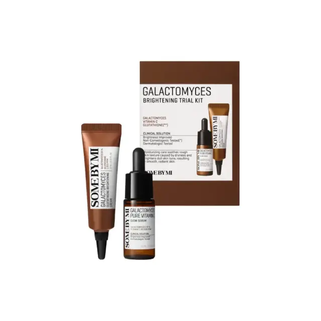 Some By Mi Galactomyces Brightening Trial Kit 2pcs, Δοκιμαστικό Πακέτο Λεύκανσης & Λάμψης Προσώπου 10ml 2τμχ