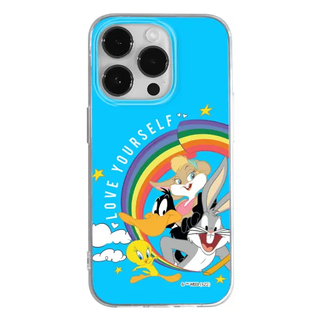Ert Group® Looney Tunes Full Print Θήκη για iPhone 15 Pro Max-Blue