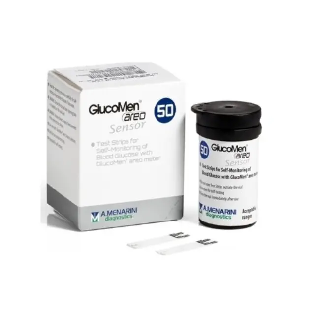 Menarini Glucomen Aereo Sensor 50pcs (Ταινίες Μέτρησης Σακχάρου 50τεμ) 2