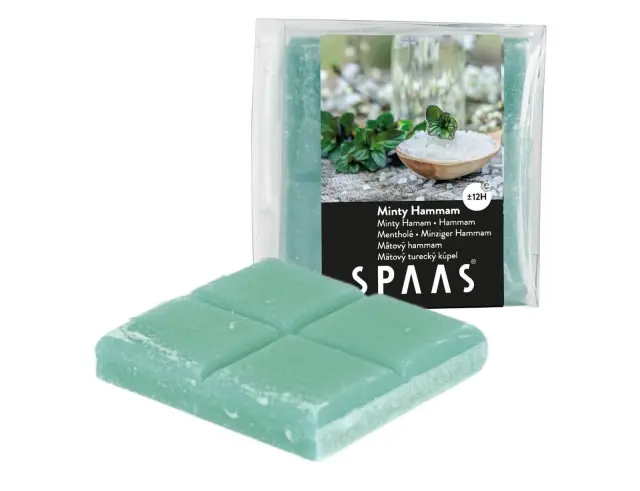 Αρωματικά Wax Melts Spaas με άρωμα Minty Hammam και διάρκεια έως 12 ώρες