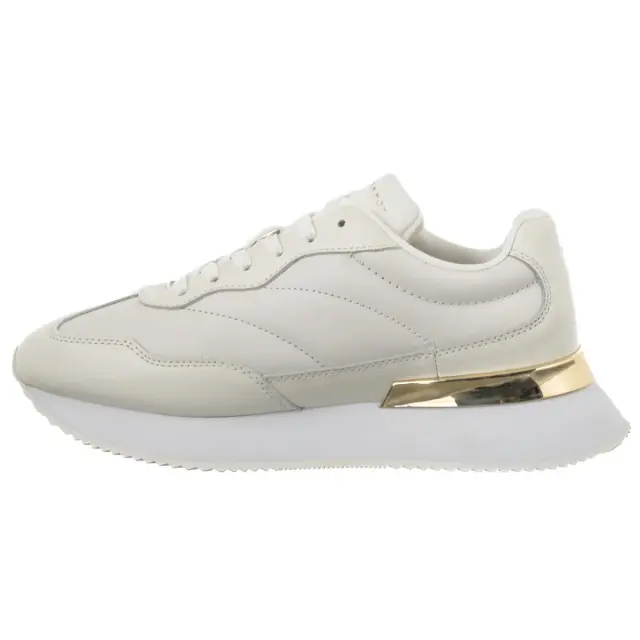 Γυναικεία Δερμάτινα Sneakers Tommy Hilfiger FW0FW09033-0LE Λευκά Άσπρο - 36 2