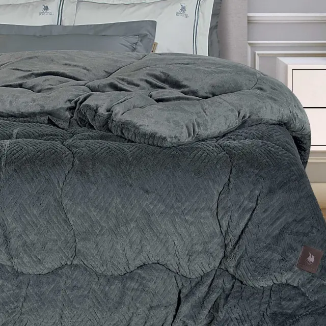 Κουβερτοπάπλωμα 240x250 King Size 770gsm Essential Greenwich Polo Club 3954 Grey 100% Πολυέστερ 2
