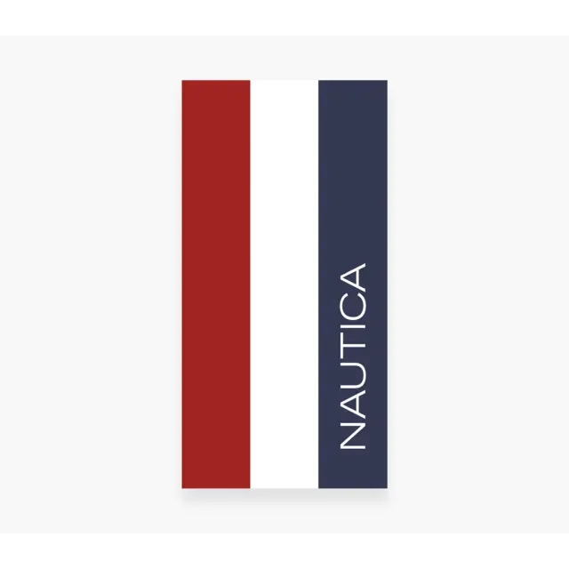 Nef-Nef Homeware Πετσέτα Θαλάσσης Nautica Way Up 80x160 Κόκκινο