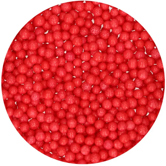 FunCakes Μαλακές Πέρλες Medium Κόκκινο - 80γρ. 2