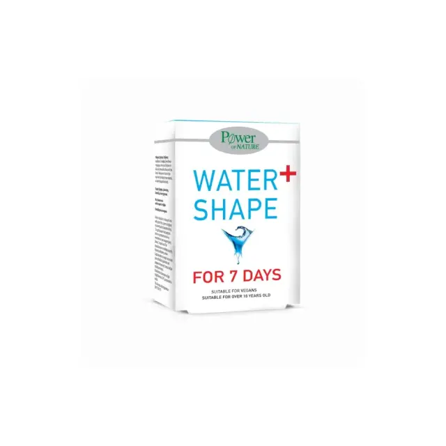 Power Health Water Shape 7 Days Συμπλήρωμα Διατροφής με Στέβια για τη Μείωση της Κατακράτησης των Υγρών, 14 Αναβράζοντα Δισκία