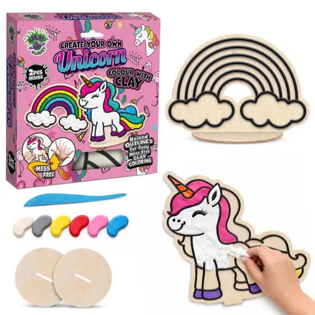 Splat Planet Δημιουργικό Σετ 3D Χειροτεχνίας με Πηλό / Clay Colouring Kit: Unicorn 3