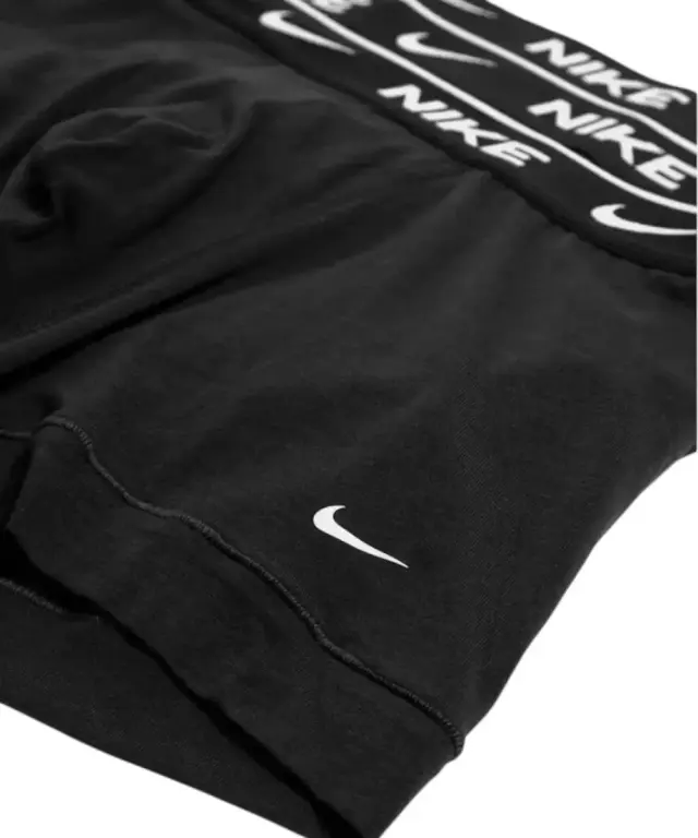 Nike - Ανδρικά Μποξεράκια Everyday Trunk Boxer 3-Pack 0000KE1008-UB1 Μαύρο - S 3