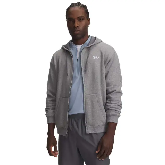 Under Armour Men's Rival Fleece Full-Zip Hoodie Γκρι 6013451-026 (Under Armour)