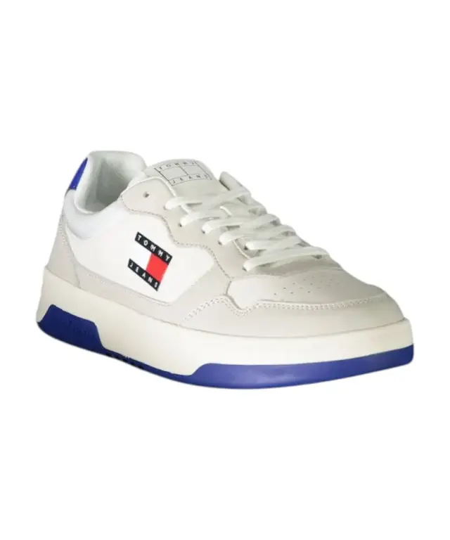 Tommy Hilfiger - Ανδρικά Sneakers Cupsole Leather Ess EM0EM01443-P06 Λευκό 2