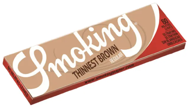 Smoking Χαρτάκια - Thinnest Brown - Ακατέργαστο - 50φ.