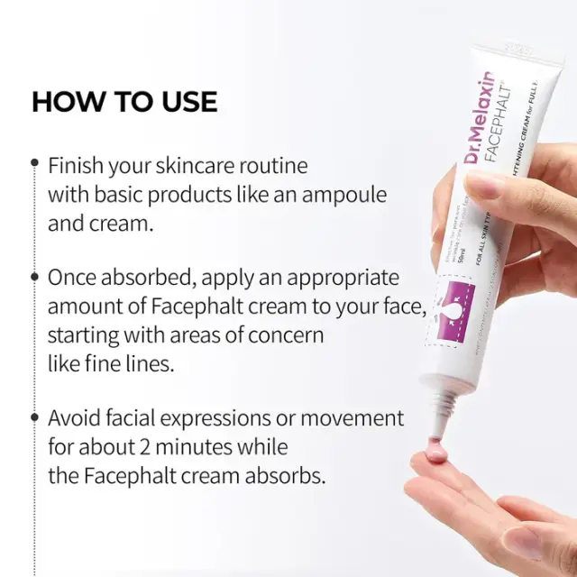 Dr.Melaxin Face Phalt Tightening Cream - Αντιγηραντική κρέμα άμεσης σύσφιξης 50 ml 2