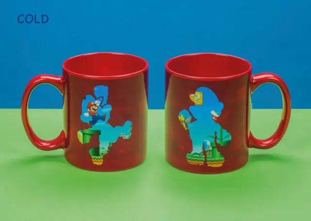 Paladone Nintendo Super Mario Heat Change Mug Κεραμική Κούπα που Αλλάζει Σχέδιο με τη Θερμότητα – PP3432NN 3