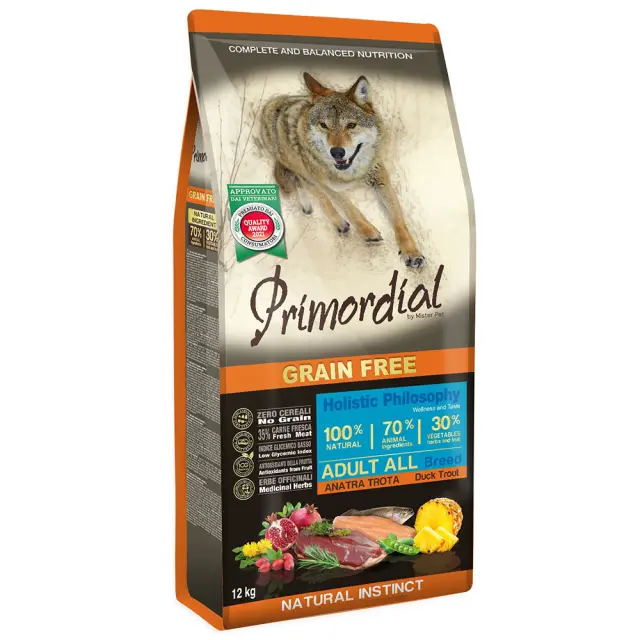 Primordial Dog Adult Trout-Duck 2kg