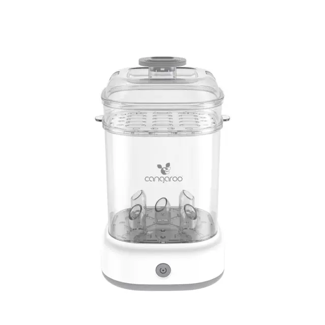 Cangaroo Ηλεκτρικός Αποστειρωτής Μπιμπερό Presto Grey – 5 Μπουκάλια, Γρήγορη Αποστείρωση 2