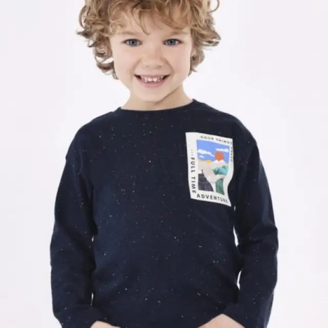 Baby 6 μηνών έως 4 ετών Μπλούζα Better Cotton μπλε 2