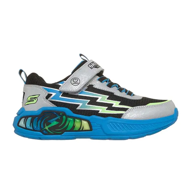 Skechers Boy's S Lights Light Storm 3 Prism Tech Γκρι - Μπλε 400152LC-SMLT (Skechers)
