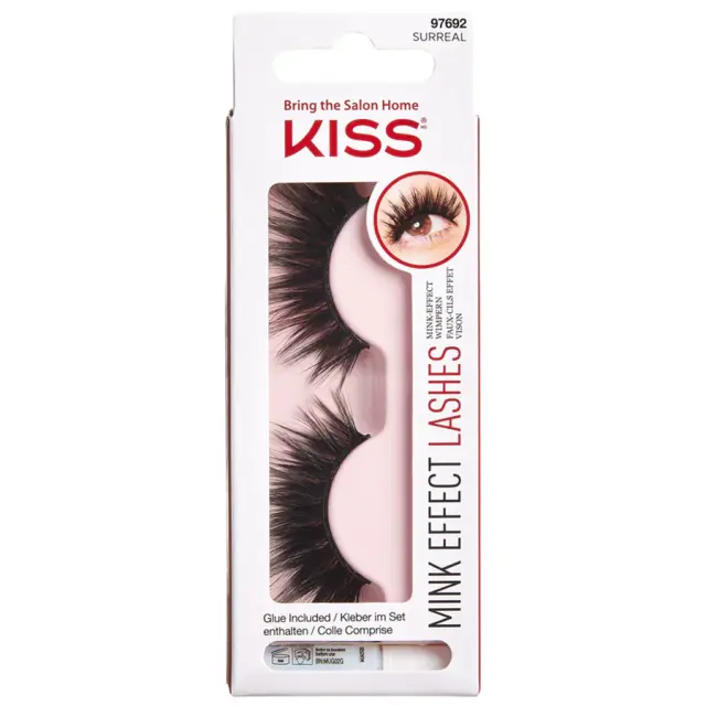 Kiss Mink Effect Lashes Surreal Βλεφαρίδες - Black