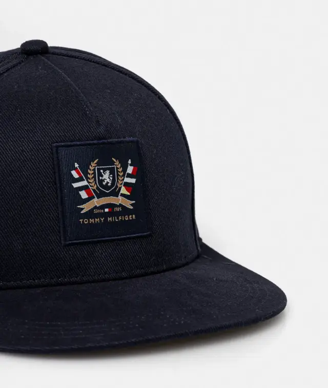 Tommy Hilfiger Ανδρικό Καπέλο Jockey easonal Preppy Logo Cap Σκούρο Μπλε 2