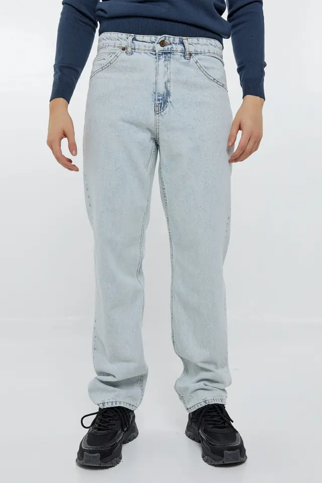 Παντελόνι Jean Loose Fit Γαλάζιο Γαλάζιο
