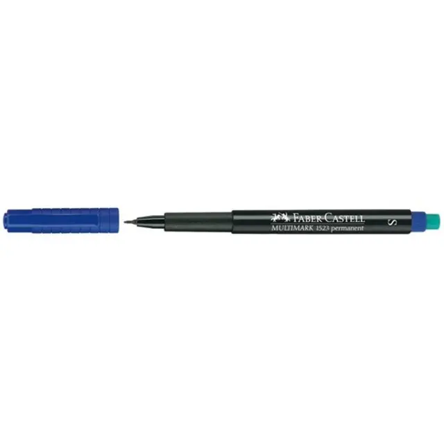 Μαρκαδοράκι Faber Castell Ohp Multimark Permanent S Μπλε 0.4mm / 152351 (Faber Castell)