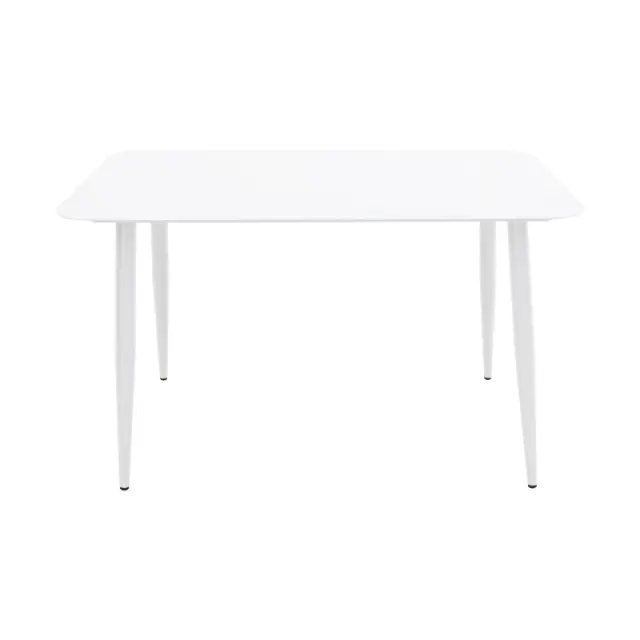 Τραπέζι Vista pakoworld αλουμίνιο σε λευκή απόχρωση 120x70x72εκ 2
