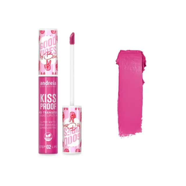Andreia Κραγιόν Kiss Proof Liquid 12-HAPPY
